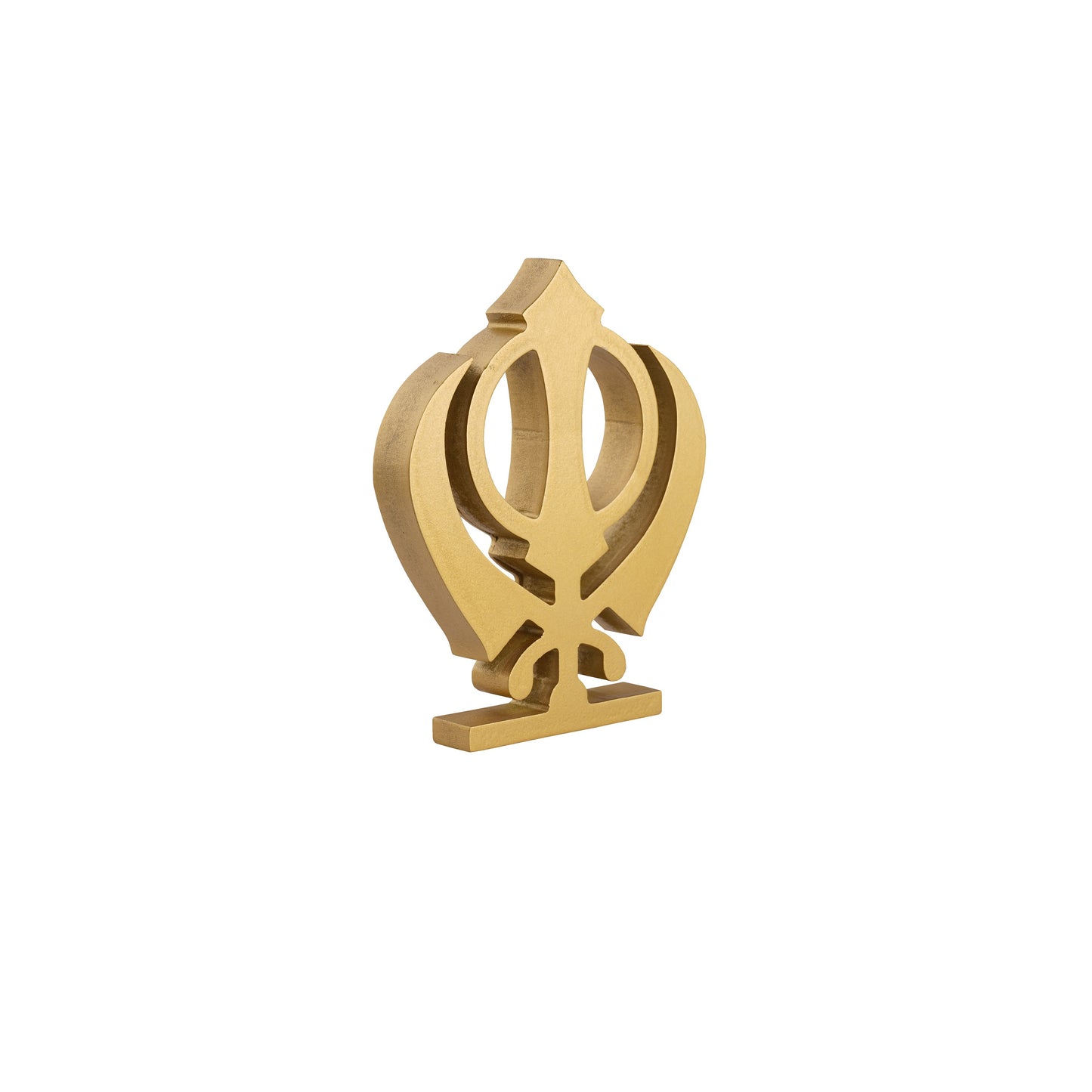 Khanda - Golden Table Shelf Sikh Temple Decor